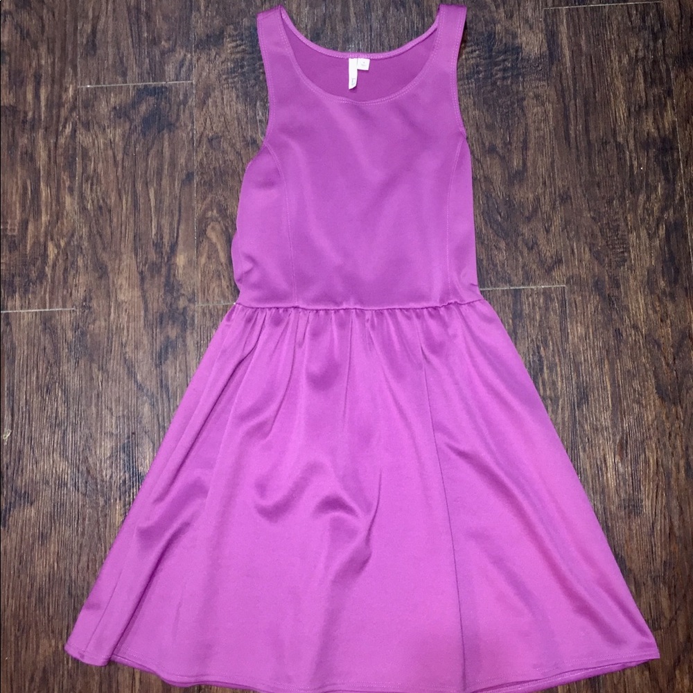 Nordstrom Pink Silk Skater Dress